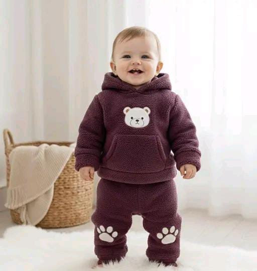 is wingter wear ke baare me bata is ka color material design or is  Teddy Fleece Winter  Warm Hoodie & Jogger Combo